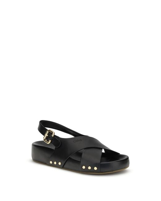 Chloé Black Sandals