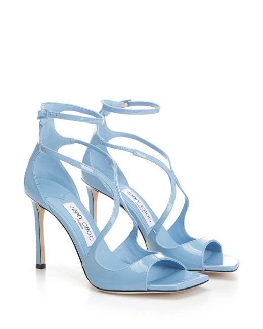 Jimmy Choo Blue Azia Scarpe Basse Light