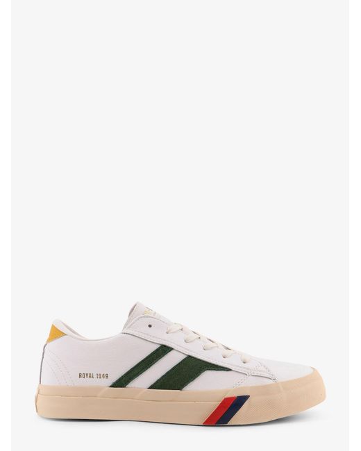 Pro Keds White Royal Classic Leather Sneakers Pelle Trainers for men