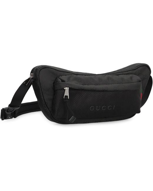 Gucci Black Nexus Crossbody Bag Polyamide Messenger for men