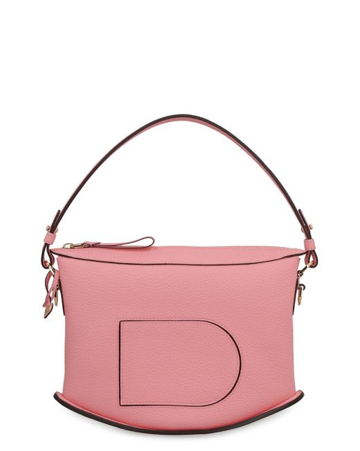 Delvaux Pink Pin Swing Leather Handbag