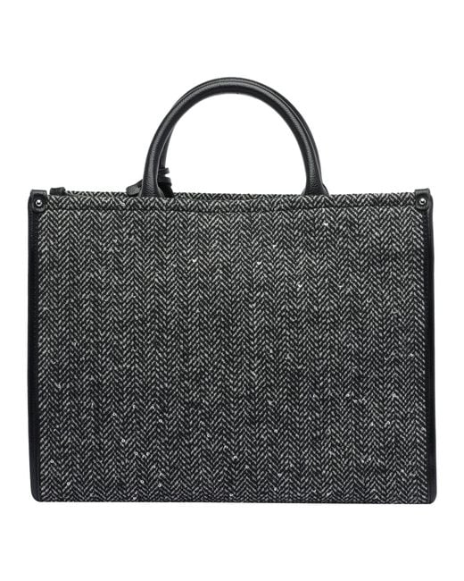 Liu Jo Black Logo Tote Bag