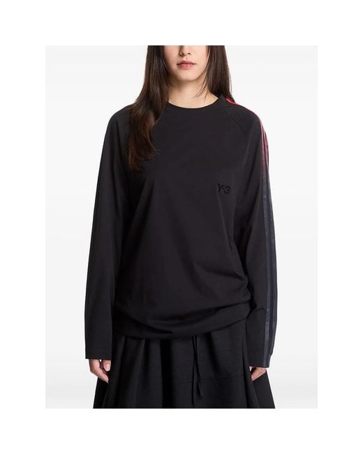 Adidas Black Sweater Y-3 Outer: Cotton; Trims: Cotton Sweatshirts for men