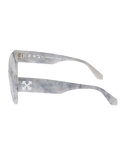 Off-White c/o Virgil Abloh Gray Optical Style Glasses