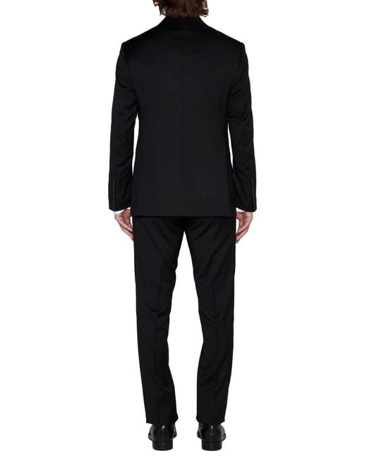 D 40 Blue Notched-Collar Single-Breasted Suit From D4.0 for men
