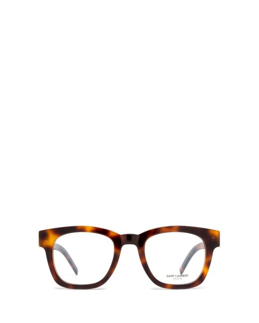 Saint Laurent Black Sl M124 Opt Havana Glasses