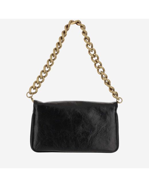 Balenciaga Black Flap Bag Bb Soft Small Leather