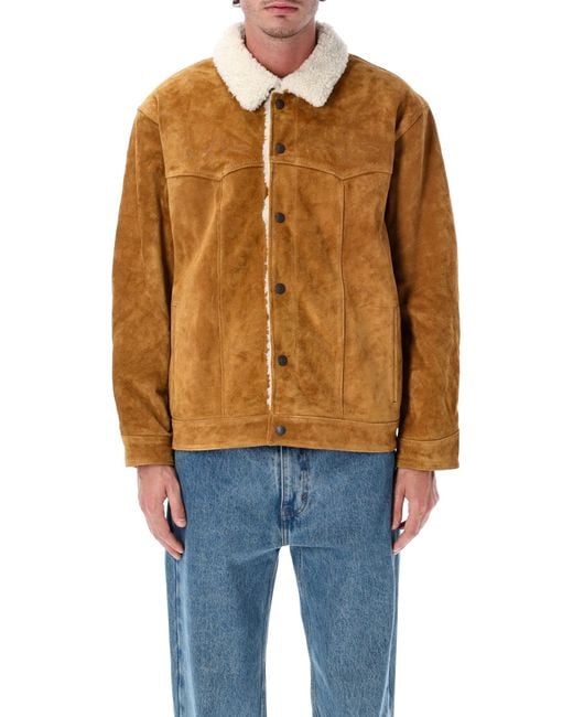 Levi's Blue Western Suede Jacket for men