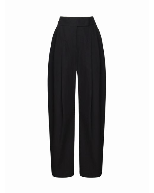 Pinko Black Wide Leg Trousers With Pockets