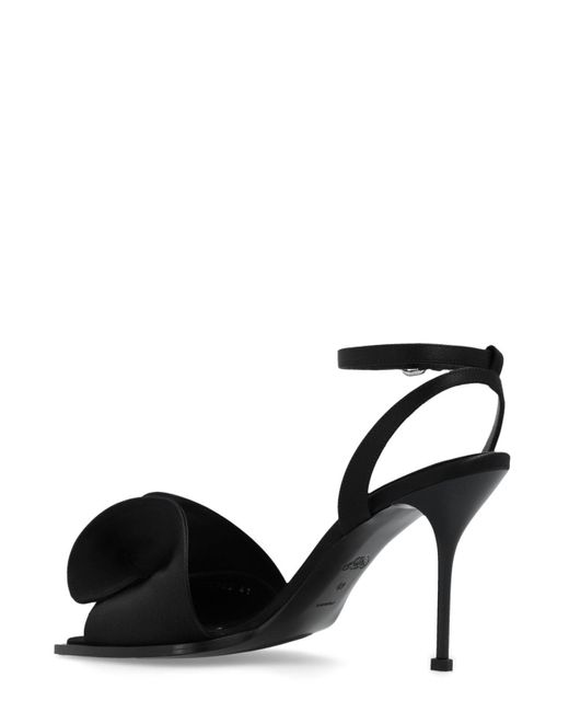 Alexander McQueen Black Ankle-strapped Heeled Sandals