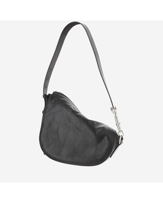 Burberry Black Small Knight Bag Calfskin Shoulder