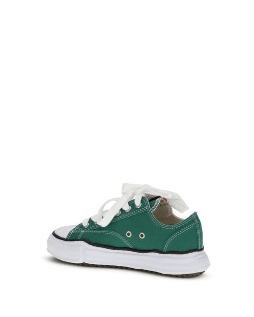Maison Mihara Yasuhiro Green Peterson Sneakers Upper: Cotton; Sole: Rubber