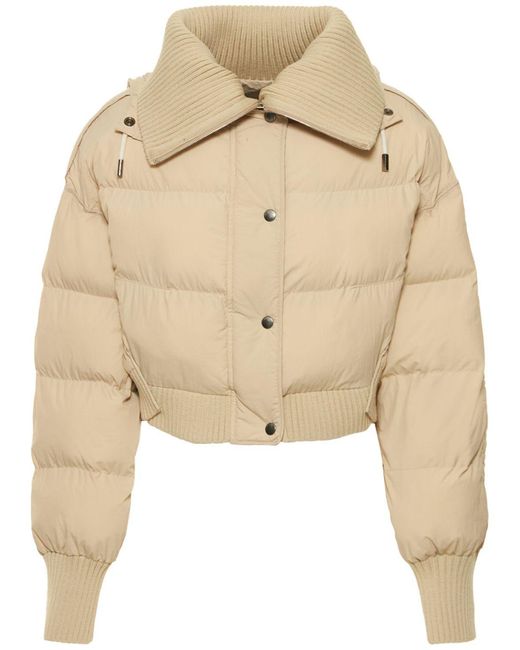 Jacquemus Natural Cropped Bomber