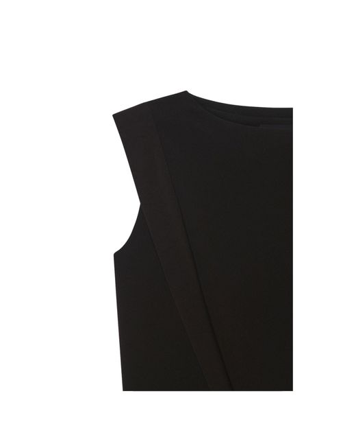 Givenchy Black Sleeveless Midi Dress