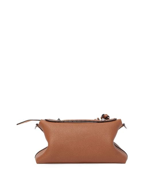 Fendi White Tan By The Way Selleria Medium Reversible Handbag