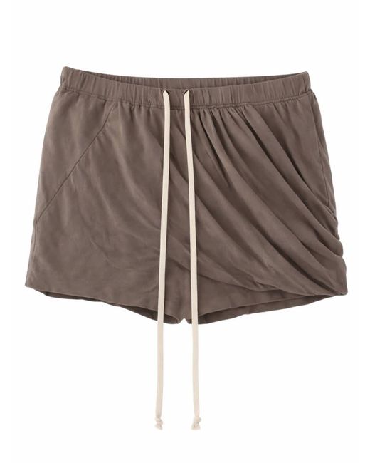 Rick Owens Brown Drkshdw Shorts "Buds"