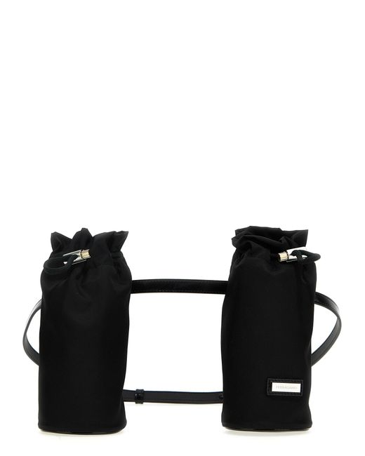 Ferragamo Black 'mulkeocket' Belt Bag for men