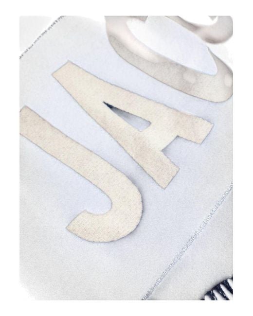 Jacquemus Blue Scarf Wool Accessories