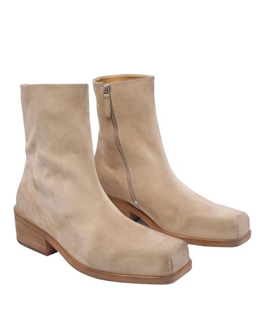 Marsèll Natural Boots Suede Leather/Leather Sole for men