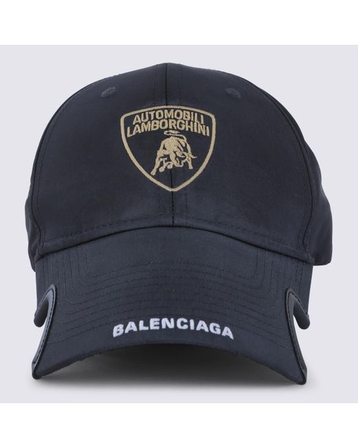 Balenciaga Blue Lamborghini Baseball Cap for men