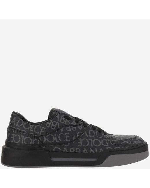 Dolce & Gabbana Black New Rome Sneakers for men
