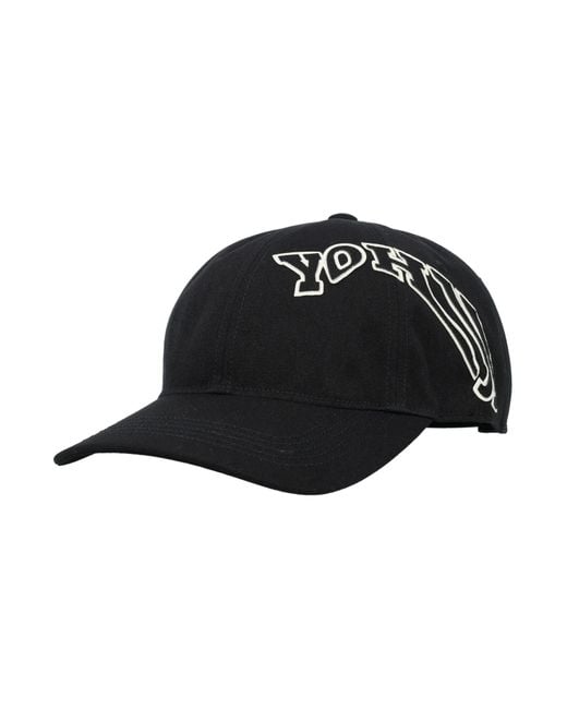 Y-3 Black Yojhi Cap for men