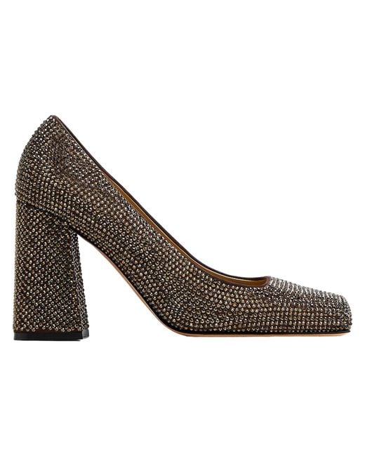 Bottega Veneta Brown 100Mm Tower Pumps