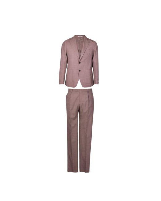 Tagliatore Pink Suit for men