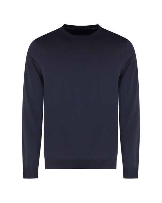 Rrd Blue Booster Round Long Sleeve Crew-Neck Sweater for men