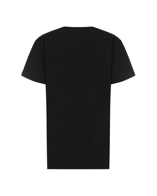 Isabel Marant Black Zaffer Cotton Crew-neck T-shirt