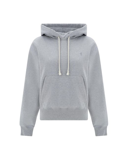 Saint Laurent Gray Hooded Sweatshirt