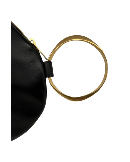 The Row Black Round Bracelet Clutch