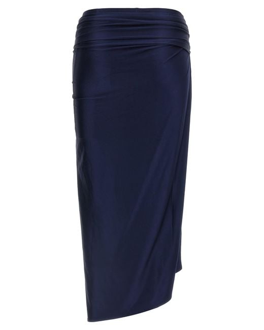 Rabanne Blue Piercing Skirt