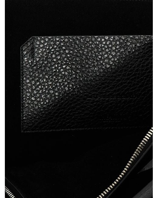 The Attico Black 'La Passeggiata' Shopping Bag