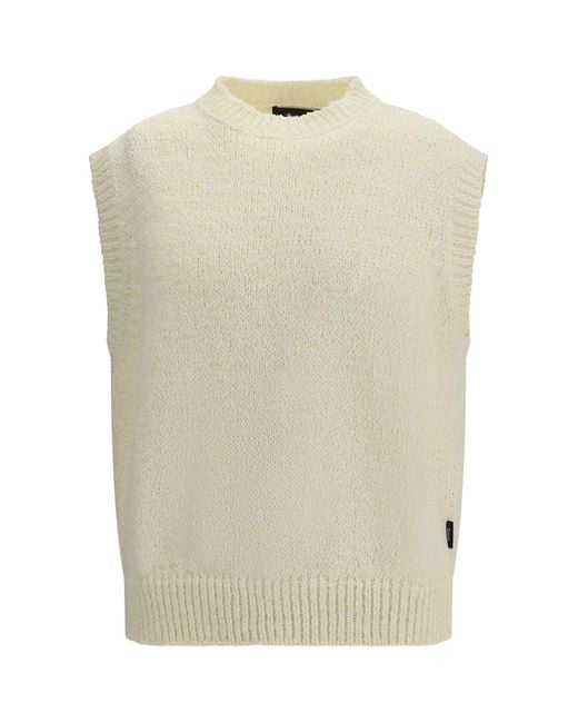 Laminar White Cotton Vest Padded & Down Jackets for men