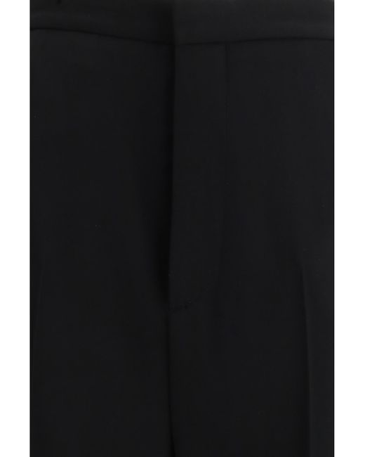 Balenciaga Black Tuxedo Pants Cotton