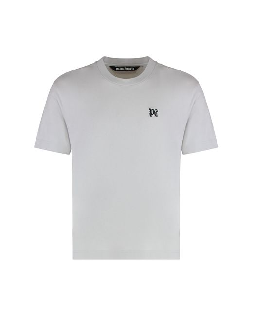 Palm Angels Black Set Of Three Cotton Crew-Neck T-Shirts for men