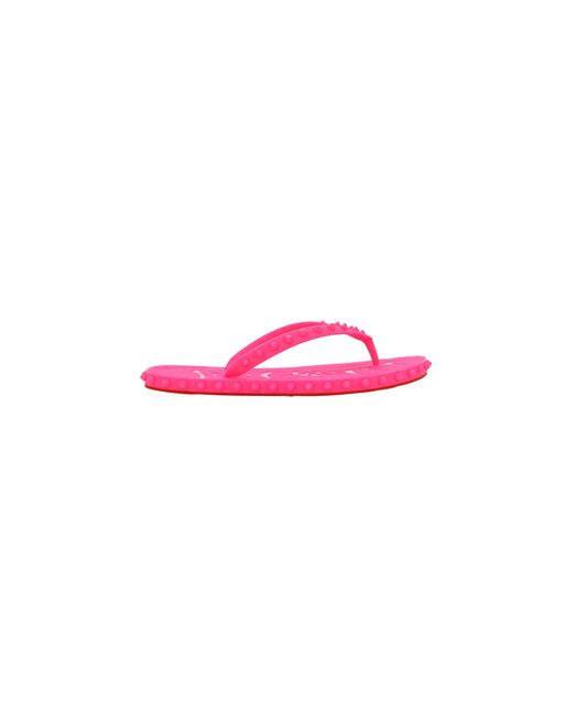 Christian Louboutin Pink Super Loubi Sandals