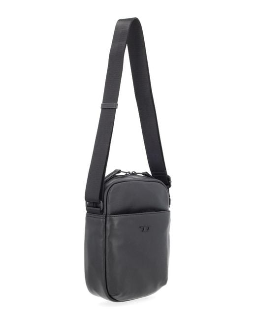 DIESEL Black Rave Crossbody X Bag Ovine Leather Shoulder