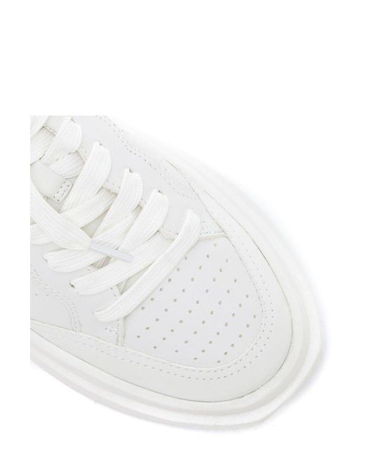 Ash White Impuls Low-top Platform Sneakers