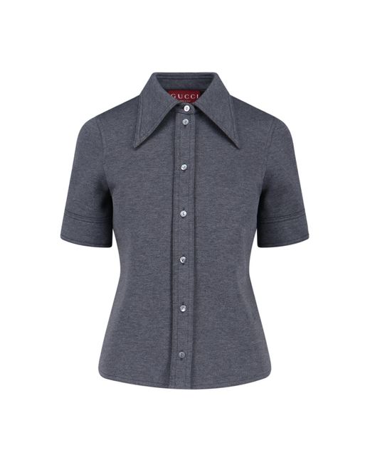 Gucci Blue Logo Shirt