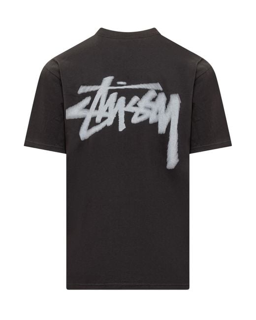 Stussy Black Dizzy T-Shirt for men