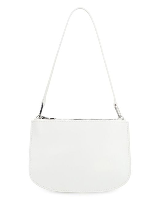 DIESEL White Leather Shoulder Bag 1Dr Twin Cow Hide Handbags