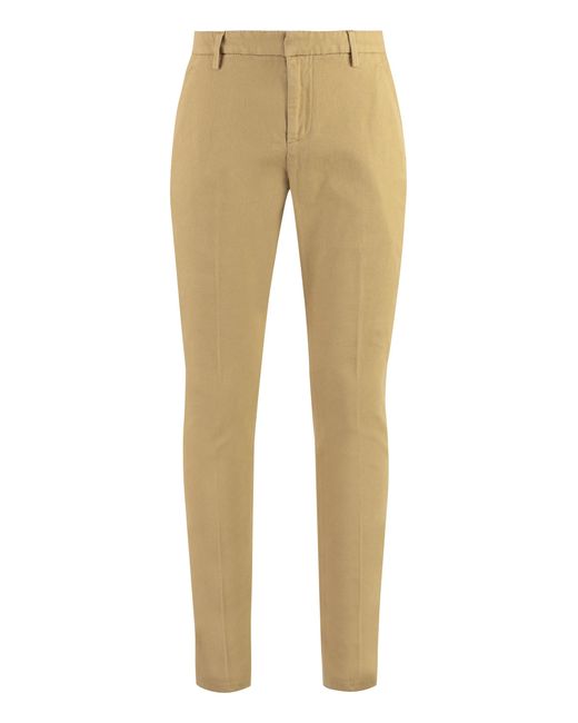 Dondup Natural Gaubert Cotton Chino Trousers Elastane Chinos for men