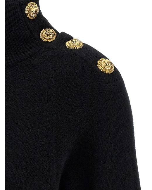 Balmain Black Sweater Dress