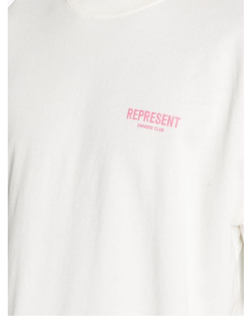 Represent White T-Shirts And Polos for men