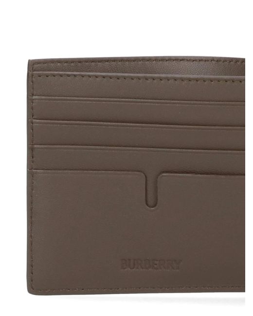 Burberry White Check Bi-Fold Wallet for men