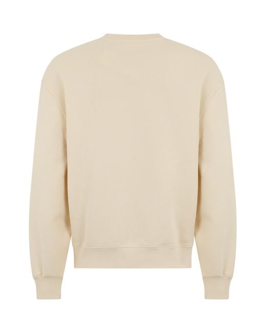 Maison Kitsuné White Cotton Sweatshirt Sweatshirts for men
