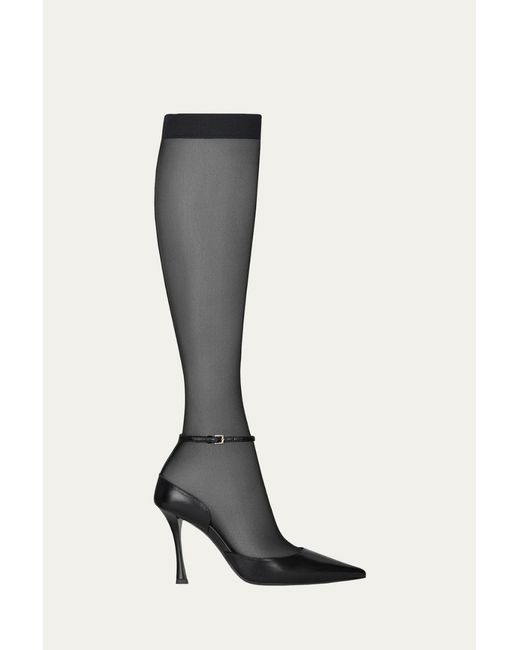 Givenchy Show Stocking Pump 95Mm_Black