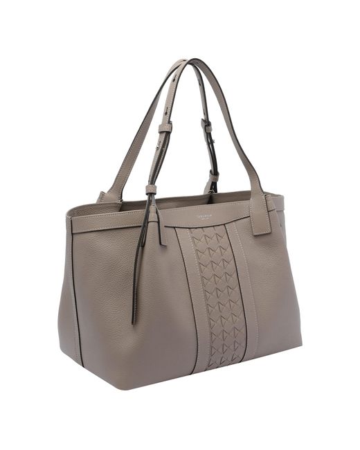 Serapian Gray Small Secret Shoulder Bag